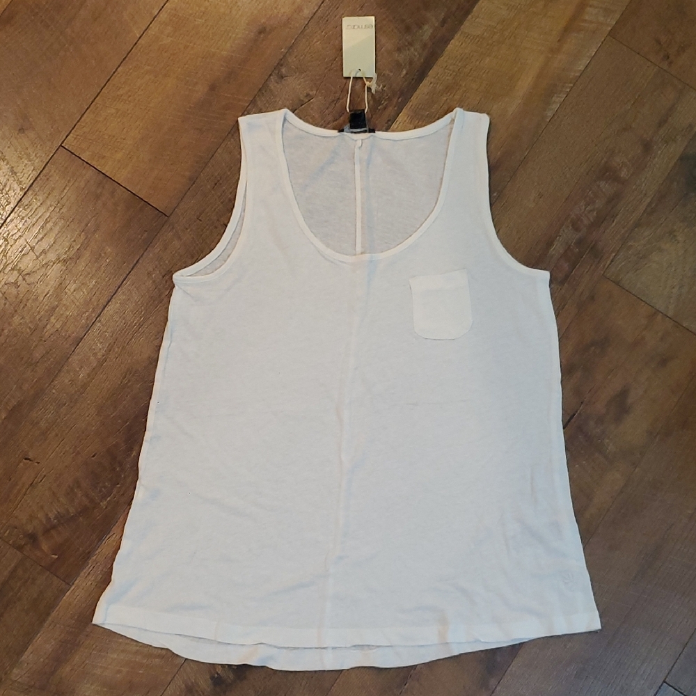 Frame Denim White Tank Top